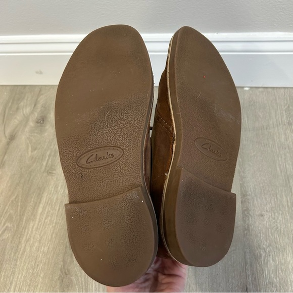 Clark’s Desert Chukka Boot Brown Leather Lace Up Ankle Men’s Size 9 - Picture 6 of 7